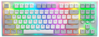 Klawiatura przewodowa Hator Gravity TKL US layout USB White (8721249196072)