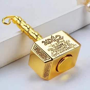 Металлический спиннер антистресс Premium Spinner, игрушка для снятия стресса "Thor Gold"