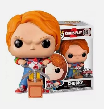 Фигурка Чаки с ножницами и Джеком из коробки из фильма Детские игры ( Child's Play: Chucky ) Funko POP фанко поп 841 9 см