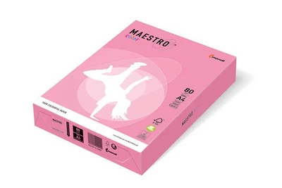 Папір кольоровий MAESTRO Color A4 80 г/м2 500 аркушів рожевий (PI25A4/80) PASTELL