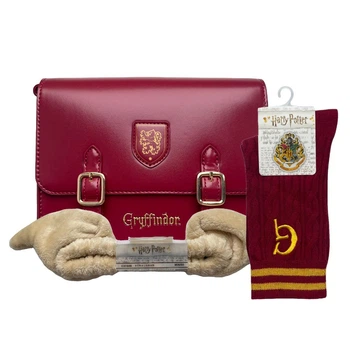 Набір MINISO x Harry Potter (сумка, пов'язка для вмивання, шкарпетки) Червоний