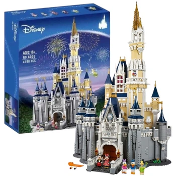 Конструктор Замок Диснея Castle Disney Princesses совместимый блочный 71040 Микки Рапунцель Белоснежка