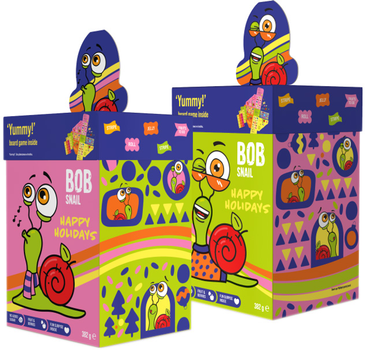 Набір Bob Snail Різдвяний бокс з іграшкою та грою, 382 г