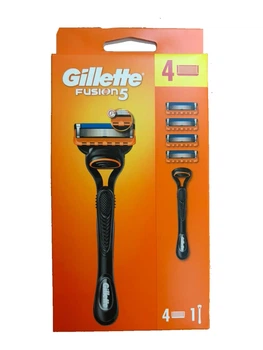 Станок для гоління Gillette Fusion5 з 4 змінними касетами