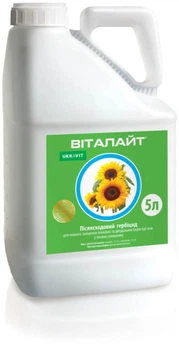 Гербіцид Укравіт Віталайт на посівах соняшнику 5 л