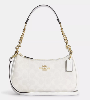 Сумка жіноча через плече Coach Teri Signature Canvas. (368)