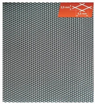 Декоративная сетка №1 100х40см(25мм) черная (Elegant)