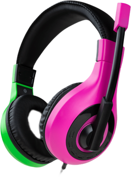 Навушники Nacon Stereo Gaming Headset V1 Nintendo Switch Pink/Green (3665962006919)