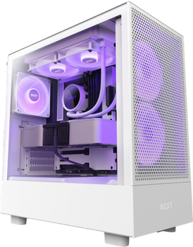 Корпус NZXT H5 Flow RGB White (CC-H52FW-R1)