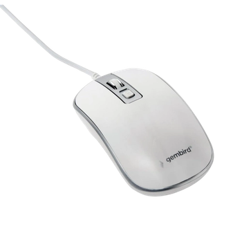 Миша Gembird MUS-4B-06-WS White/Silver