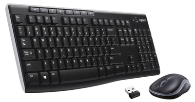 Комплект (клавіатура, миша) бездротовий Logitech MK270 Combo (920-004508)