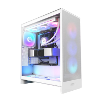 Корпус NZXT H7 Flow RGB White (CM-H72FW-R1)