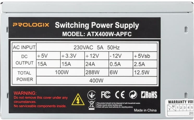 Блок живлення Prologix APFC 400W Bulk (E)