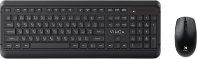 Комплект (клавіатура, миша) Vinga KBSW-110 Black