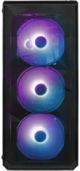 Корпус 1stPlayer FD3-BK-4F7 ARGB Black