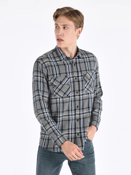 Сорочка бавовняна чоловіча Colin's CL1065946-BLE M Blue (8683197903150)