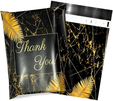 Кур'єрський пакет Palm tree on black marble 255 х 330 + 40 клапан