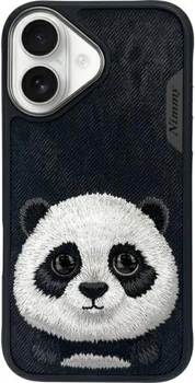 Панель Nimmy Big Eyed Pet 2.0 Panda для Apple iPhone 16 Black (6971080319754)