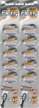 Станки для гоління Bic Flex 5 одноразові 10 шт (ZES3086123691704)