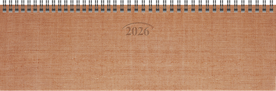 Планинг на спирали датированный 2026 Brunnen 771 32,6 х 10,2 см, картон медный 1077101936