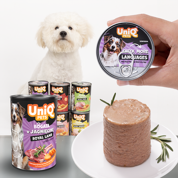 Консервы для собак UNIQ PETS DOG WET FOOD ROYAL LAMB с ягненком, 375 г