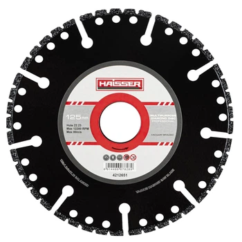 Диск алмазний MULTIPURPOSE PROFESSIONAL 125x1.2x3x22.23 (HAISSER) 4212651