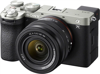 Фотоапарати Sony Alpha a7C II + 28-60mm Kit Silver (ILCE7CM2LS.CEC)