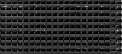 Tablica narzędziowa Kadax ścianka warsztatowa 174 x 78 cm 195 elementów K7694 Czarna (5903699468463)