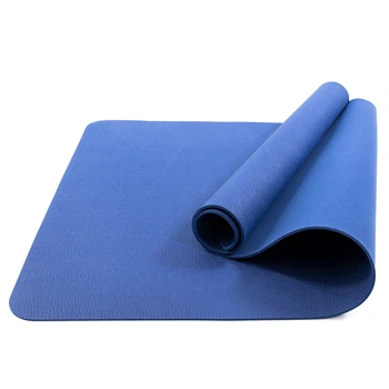 Коврик для йоги и фитнеса EVA (йога мат, каремат спортивный) 120х60 см OSPORT Yoga Pro Mini 3мм (OF-0243) Синий