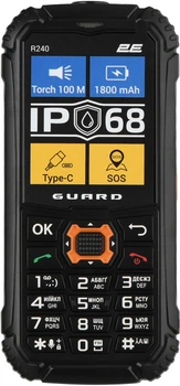 Мобільний телефон 2E R240 2024 Guard Black UA
