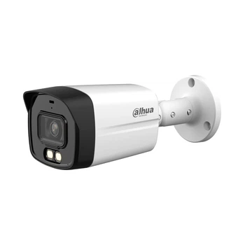 HDCVI-видеокамера 8Mp Dahua DH-HAC-HFW1801TLMP-IL-A f=2.8mm, ИК+LED, с микрофоном (99-00013752)