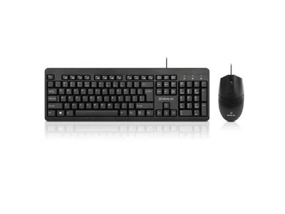 Комплект (клавіатура, миша) REAL-EL Standard 504 Kit Black (EL123100037)