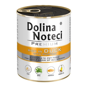 Влажный корм для собак Dolina Noteci Premium с уткой и тыквой 800 г (5902921300076)