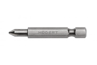 Длинные биты PH0 50 мм из стали S2 2 штуки Hogert (HT1S323)