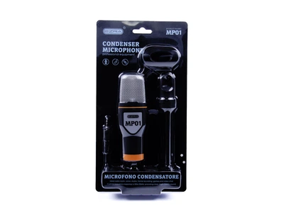 Микрофон EZRA MP-01 на стойке для ПК