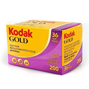 Цветная фотопленка KODAK Gold 36 (iso 200/36 кадров, 35мм негативная, 135 формат) до 2028-02 срок годности