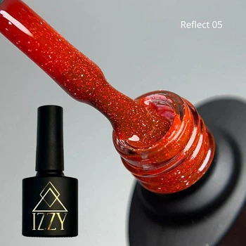 Светоотражающий красный гель-лак IZZY Reflective 05, 10 мл (500510)