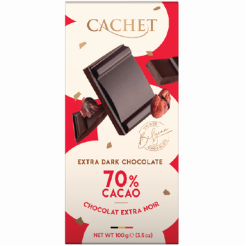 Cachet Шоколад чорний Extra Dark (70% cacao) 21428 - 100 g