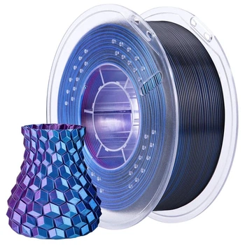 Філамент для 3D-принтера ELEGOO PLA Silk Blue Purple Black, 1 кг