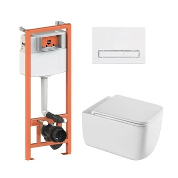 Инсталляция 4 в 1 Qtap Nest Gemini Белый (QT2533076EUQW46159)