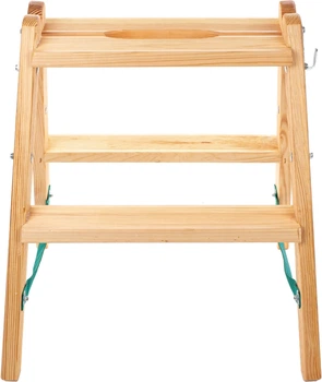 Дерев'яна драбина Kadax Larsos двостороння 2 сходинки K12301 (5906638320457)