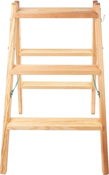 Дерев'яна драбина Kadax Larsos двостороння 3 сходинки K12302 (5906638323168)