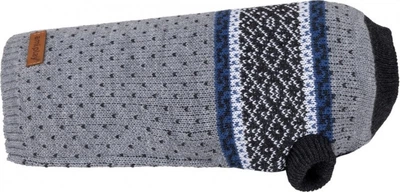 Светр для собак Amiplay Bergen 19 см Сірий (5907563299412)