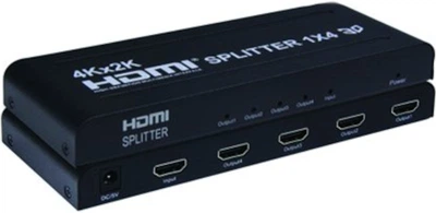 Сплітер ExtraDigital HDMI - 4 x HDMI 4K 30Гц Black (9990000912704)