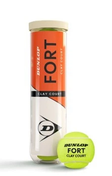 Мячи для тенниса Dunlop Fort clay court 4B пластик банка