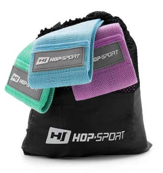 Фитнес резинки Hop-Sport HS-P678RL хлопок латекс 3 шт комплект