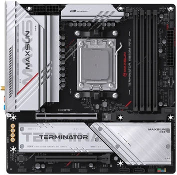 Материнська плата Maxsun MS-Terminator B850M PRO WIFI (sAM5, AMD B850, PCI-Ex16)