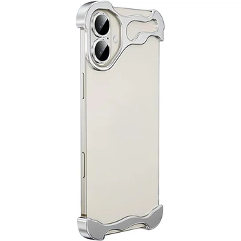 Чохол Minimalist Metal Bumper для Apple iPhone 17 (6.3") Silver