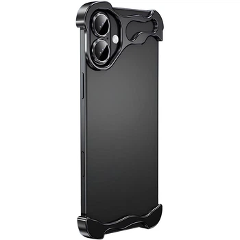 Алюмінієвий чохол Айфон 17 Minimalist Metal Bumper для iPhone 17 Black