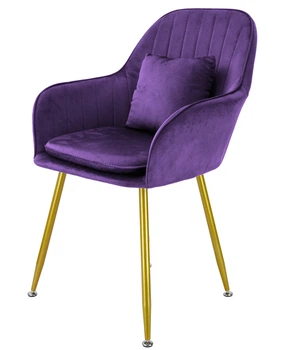 Стул в скандинавском стиле с мягкой обивкой DSF-316 Purple